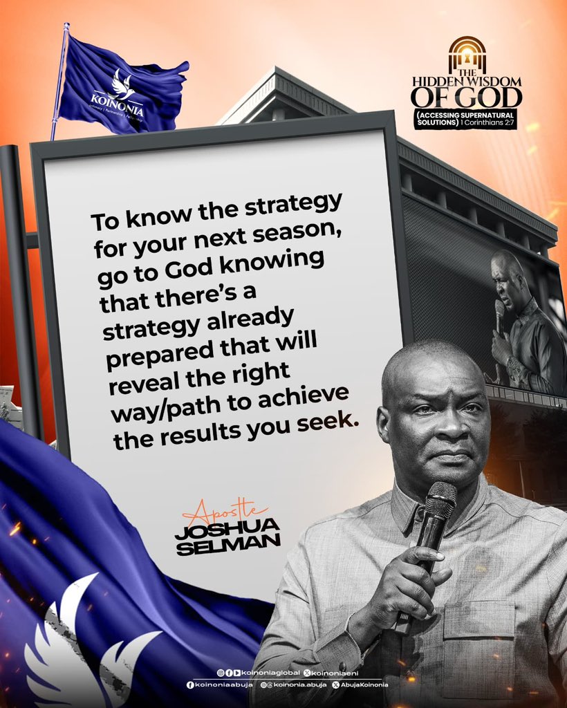 THE HIDDEN WISDOM OF GOD (ACCESSING SUPERNATURAL SOLUTIONS) BY Apostle Joshua Selman FEBRUARY 2, 2025