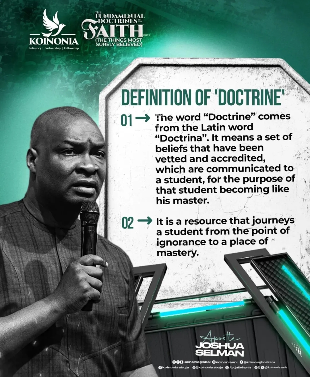 The Fundamental Doctrines Of The Faith Part 1 – 3 BY Apostle Joshua Selman FEBRUARY 9, 2025