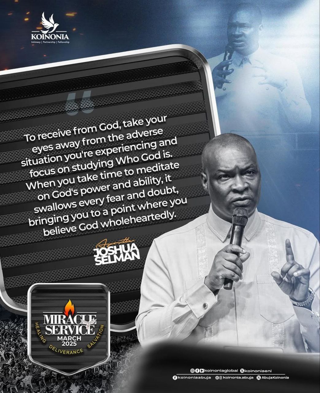 Koinonia Abuja Miracle Service March, 2025