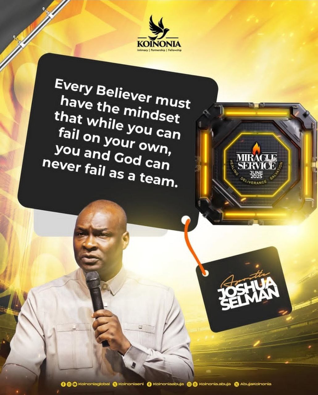Koinonia Abuja Miracle Service June, 2025
