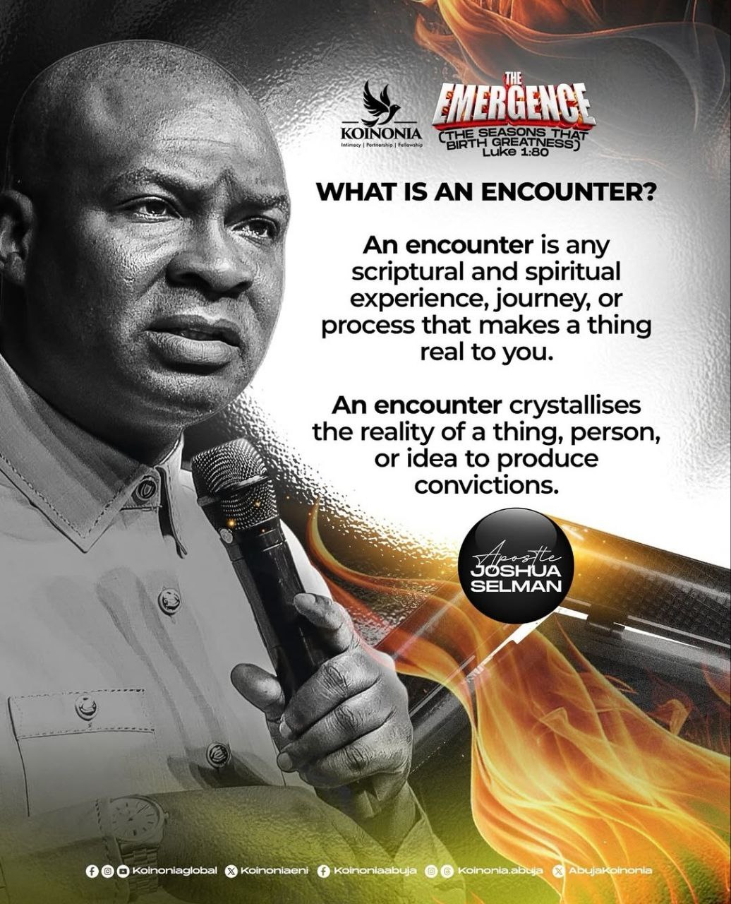 THE EMERGENCE (THE SEASONS THAT BIRTH GREATNESS) BY Apostle Joshua Selman JULY 20, 2025